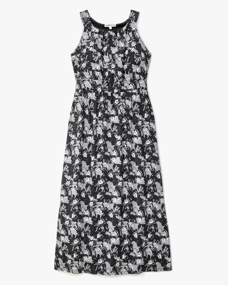 Front of plus size Oceanway Sleeveless Halterneck Maxi Dress by Meri Skye | Dia&Co | dia_product_style_image_id:144833